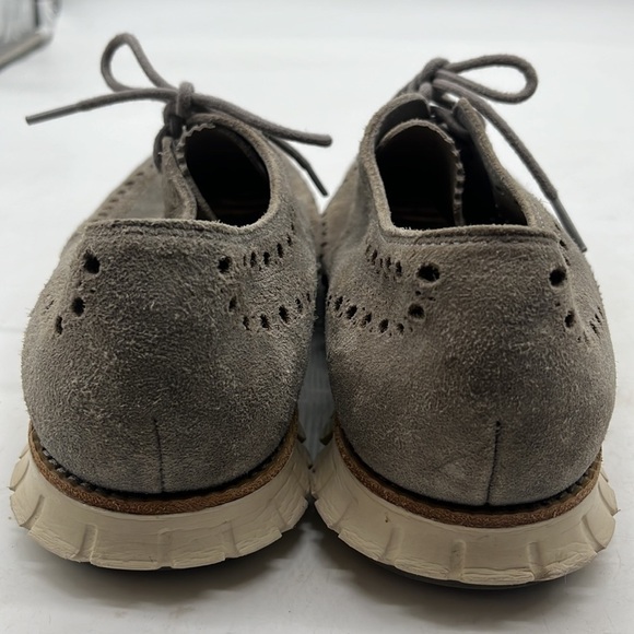 Cole Haan Zerogrand Gray Suede Lace up Oxford Sz 9. CH1974 main image 7